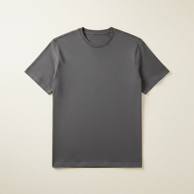 SUPIMA CHARCOAL CREW TEE