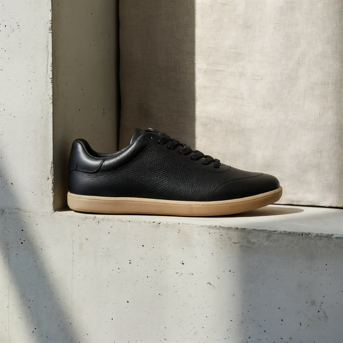 MERIDIAN LEATHER LOW-TOP SNEAKER