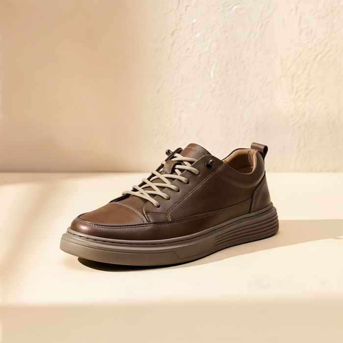 BROWN SUEDE GUM LOW SNEAKER