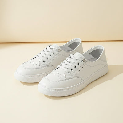 PERFORATED LEATHER BROGUE SNEAKER