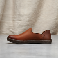 BRUSHED SUEDE SLIP-ON LOAFER