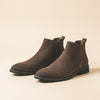 BROWN SUEDE CHELSEA BOOT