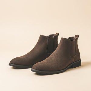 BROWN SUEDE CHELSEA BOOT