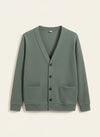 THE FINE-GAUGE V-NECK CARDIGAN
