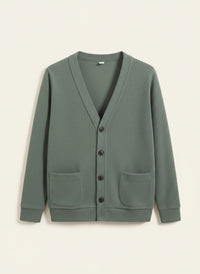 THE FINE-GAUGE V-NECK CARDIGAN