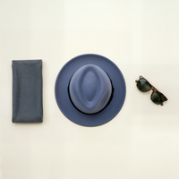 WOOL FELT TEARDROP FEDORA