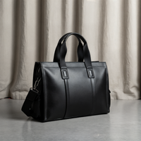 STRUCTURED LEATHER BRIEFCASE