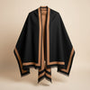 REVERSIBLE CASHMERE BLANKET WRAP