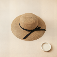 WIDE BRIM RAFFIA SUN HAT